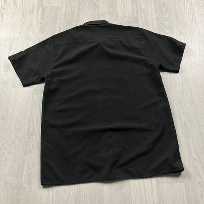 VINTAGE Y2K KICKERS SHORT SLEEVE SHIRT BLACK
