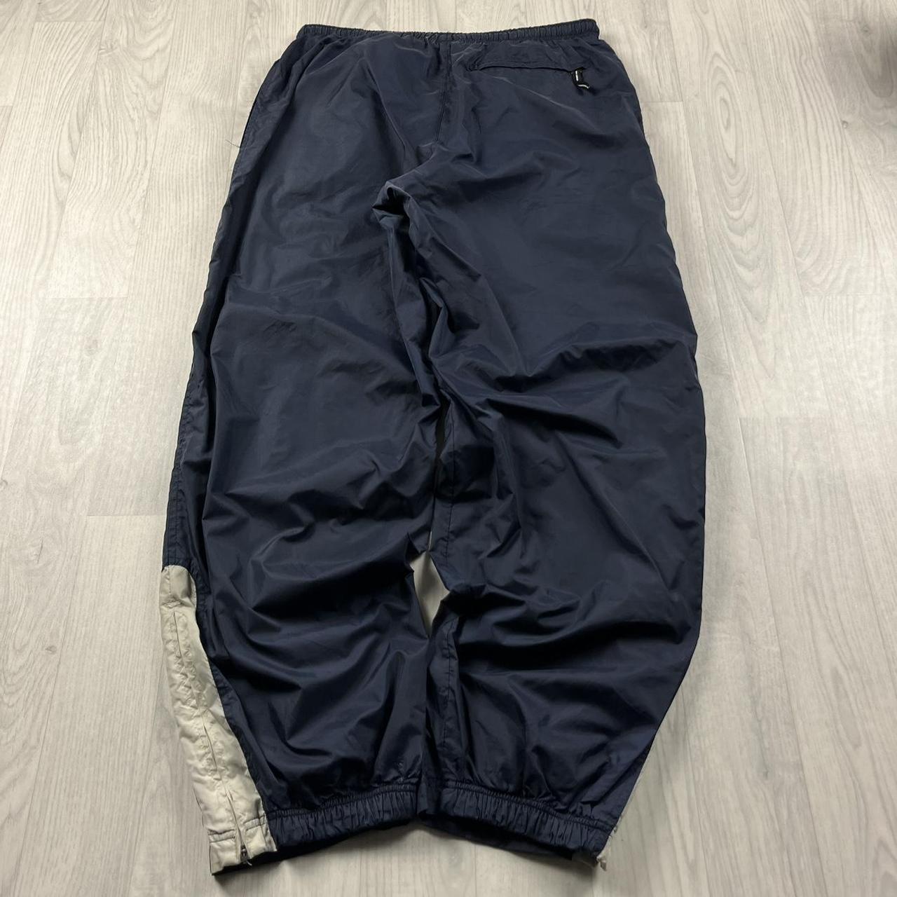 VINTAGE Y2K NIKE BAGGY TRACKSUIT BOTTOMS NAVY
