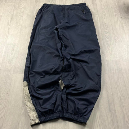 VINTAGE Y2K NIKE BAGGY TRACKSUIT BOTTOMS NAVY