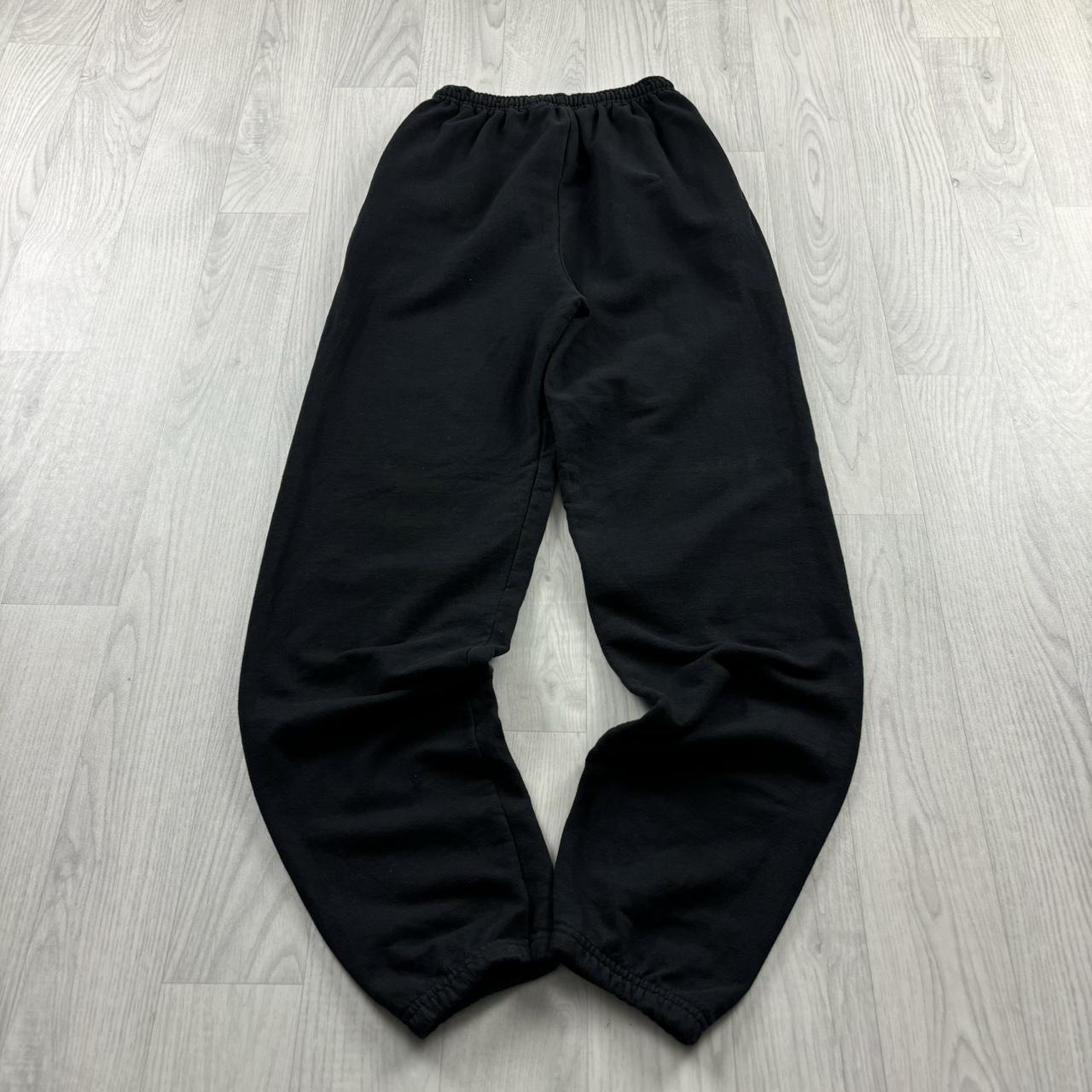 VINTAGE 00s CHAMPION COLLEGE COTTON SWEATPANTS BLACK