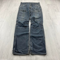 VINTAGE Y2K G STAR DOUBLE KNEE BAGGY JEANS
