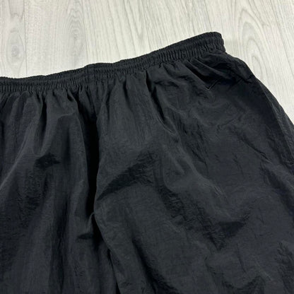 VINTAGE 90s NIKE POPPER BAGGY TRACKSUIT BOTTOMS BLACK