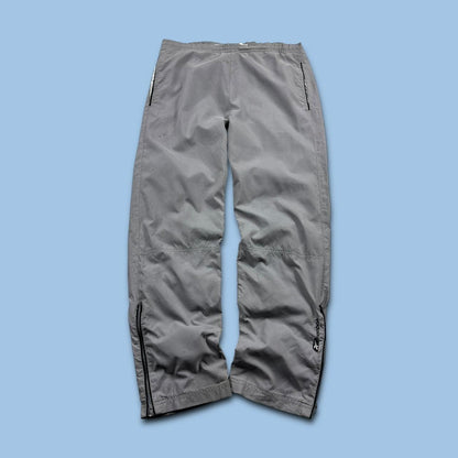 VINTAGE Y2K REEBOK STRAIGHT LEG TRACKSUIT BOTTOMS GREY