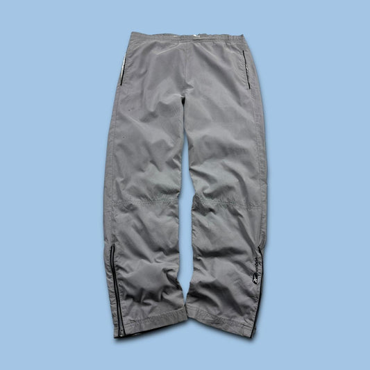 VINTAGE Y2K REEBOK STRAIGHT LEG TRACKSUIT BOTTOMS GREY