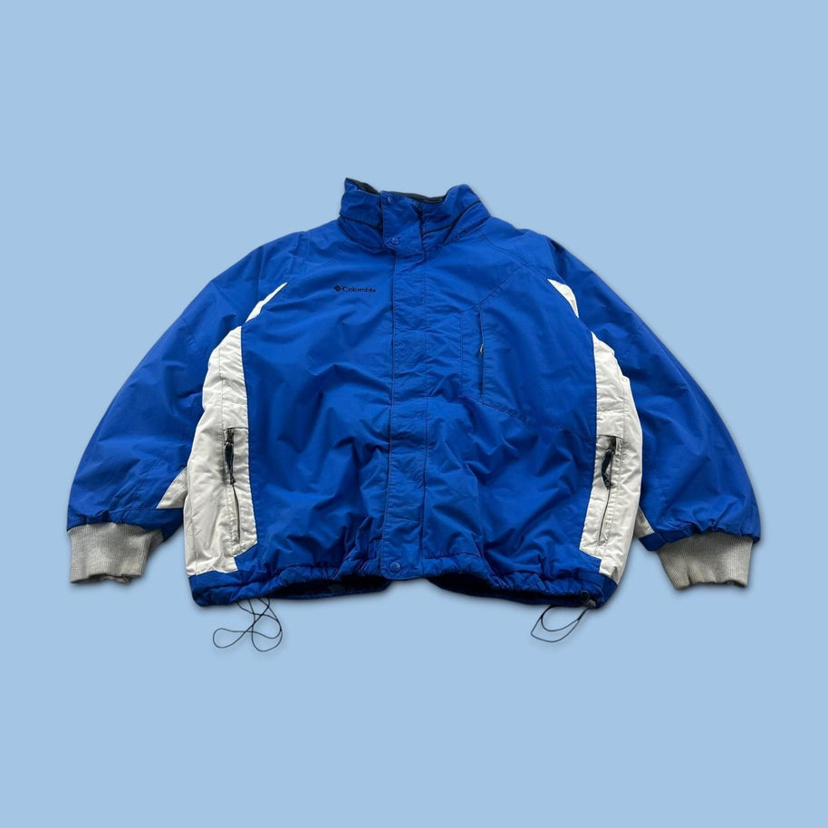 VINTAGE Y2K COLUMBIA TECHNICAL UTILITY SKI JACKET BLUE