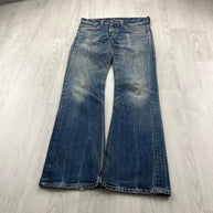 VINTAGE Y2K EDWIN BOOTCUT JEANS BLUE