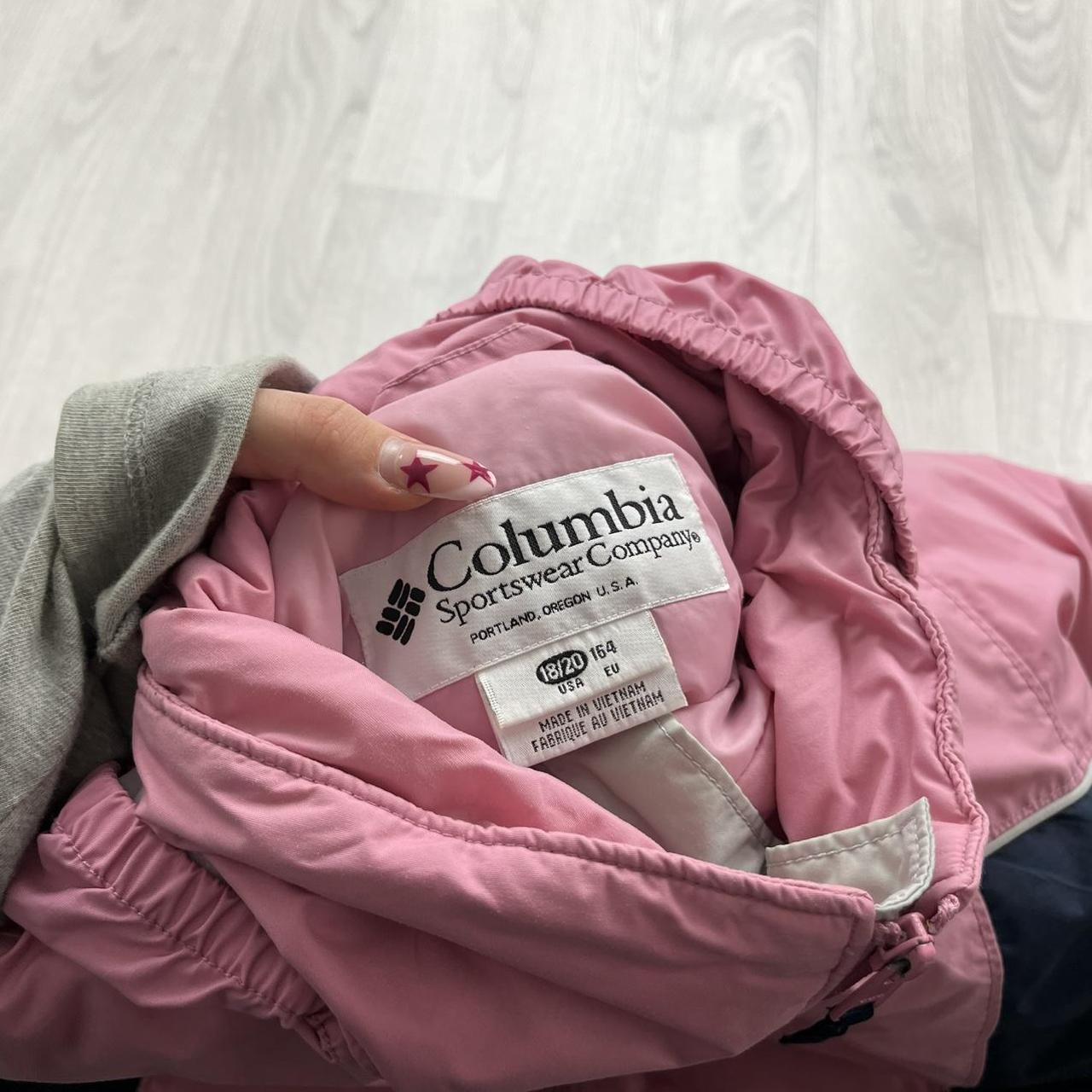 VINTAGE 00s COLUMBIA PADDED UTILITY JACKET PINK