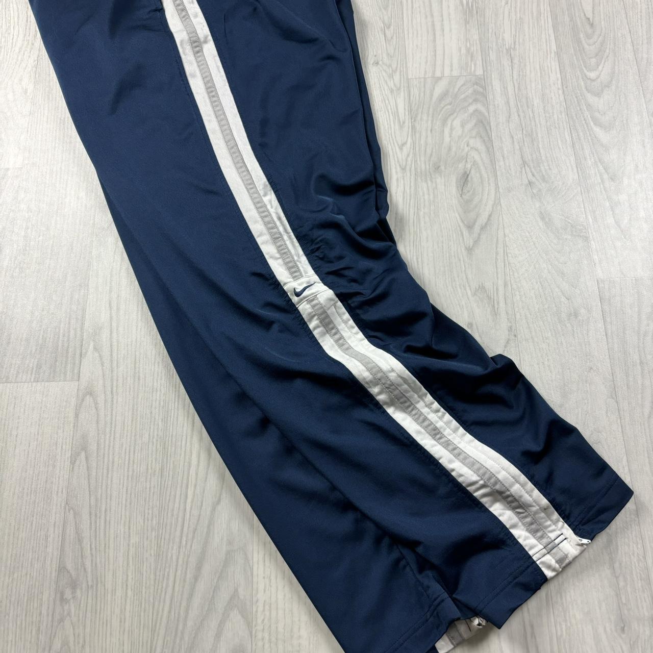 VINTAGE Y2K NIKE BAGGY TRACKSUIT BOTTOMS NAVY