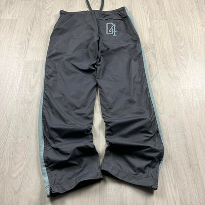 VINTAGE Y2K NIKE BAGGY TRACKSUIT BOTTOMS GREY