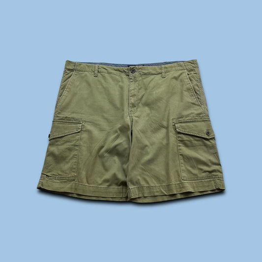 CHAPS BAGGY CARGO SHORTS KHAKI GREEN