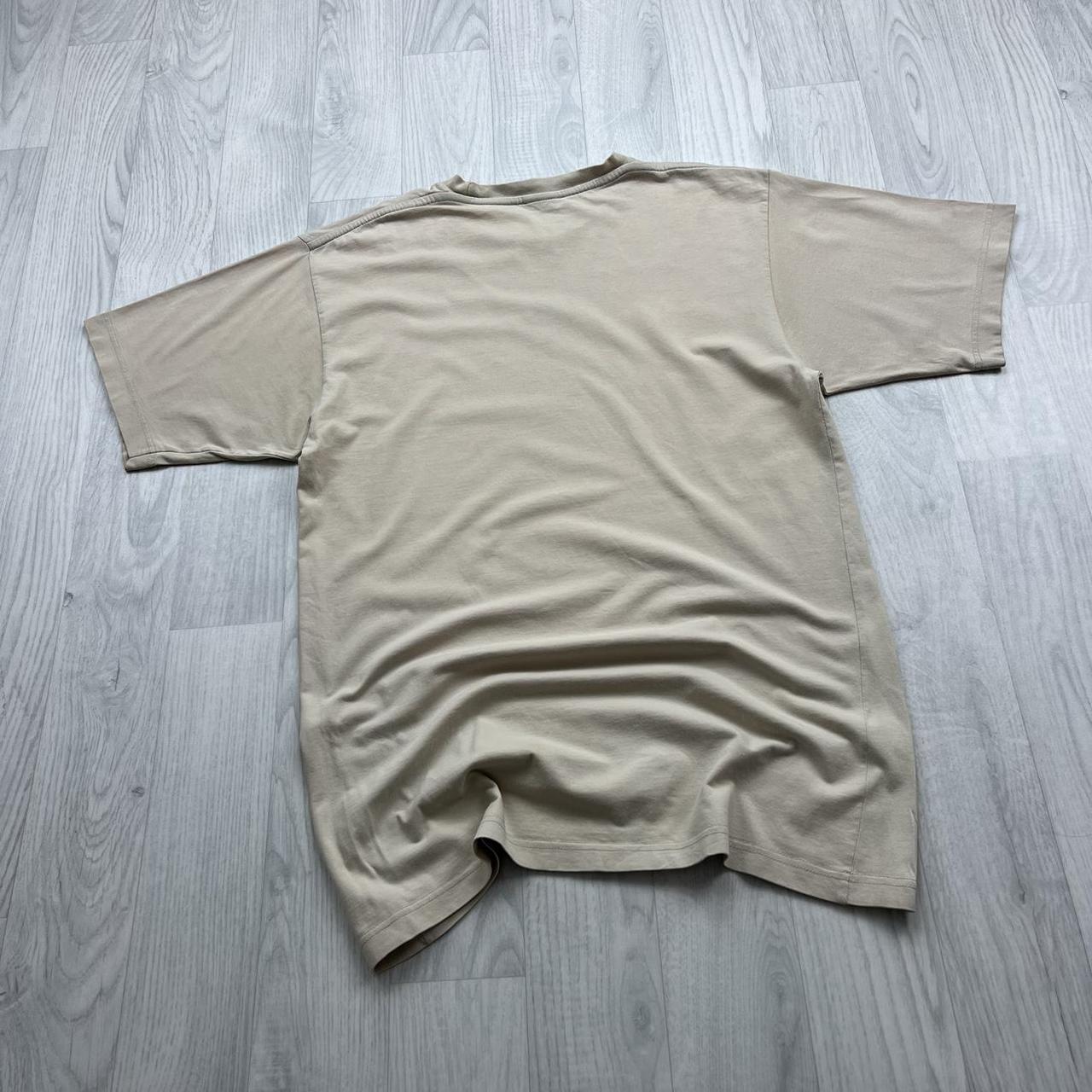 VINTAGE Y2K NIKE TEMPLATE LOGO T SHIRT CREAM