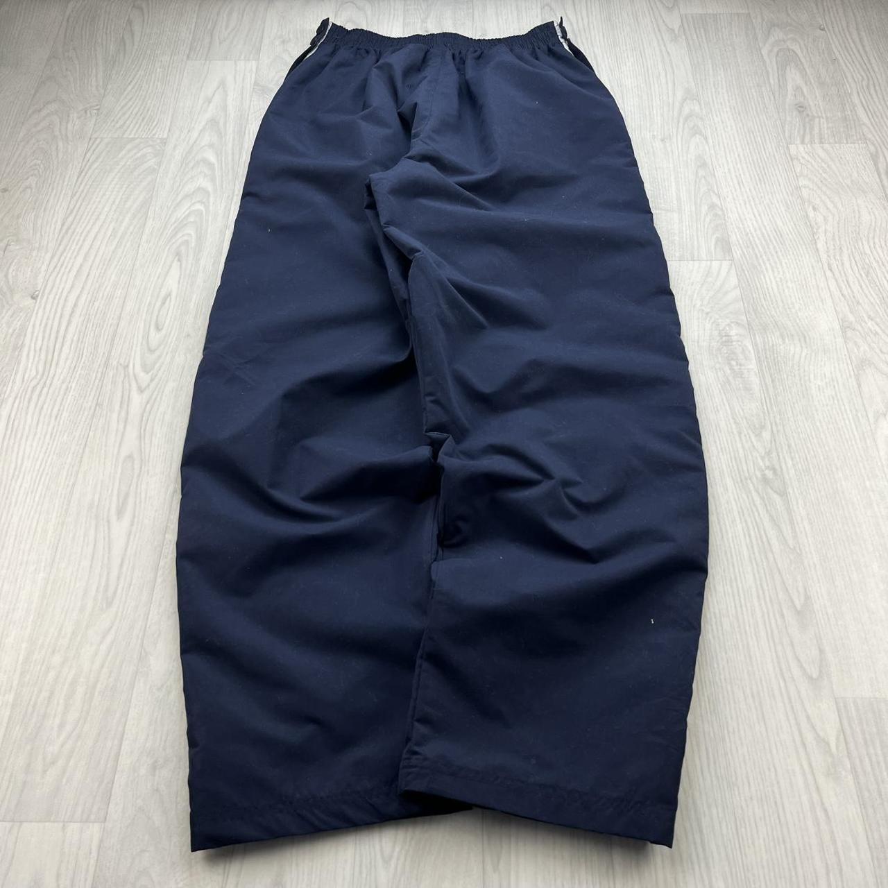 VINTAGE Y2K STARTER POPPER TRACKSUIT BOTTOMS NAVY