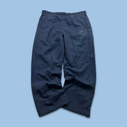 VINTAGE Y2K NIKE BAGGY TRACKSUIT BOTTOMS NAVY