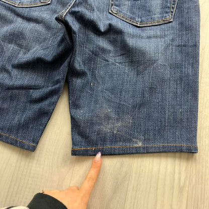 VINTAGE 00s LEVIS 513 JORTS BLUE
