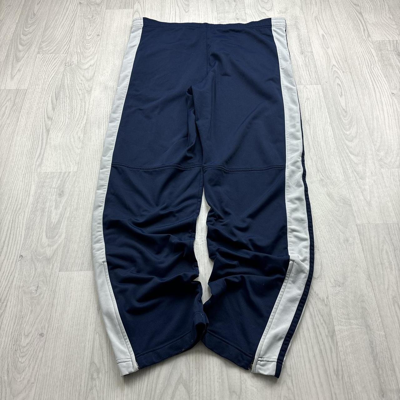 VINTAGE Y2K NIKE BAGGY TRACKSUIT BOTTOMS NAVY