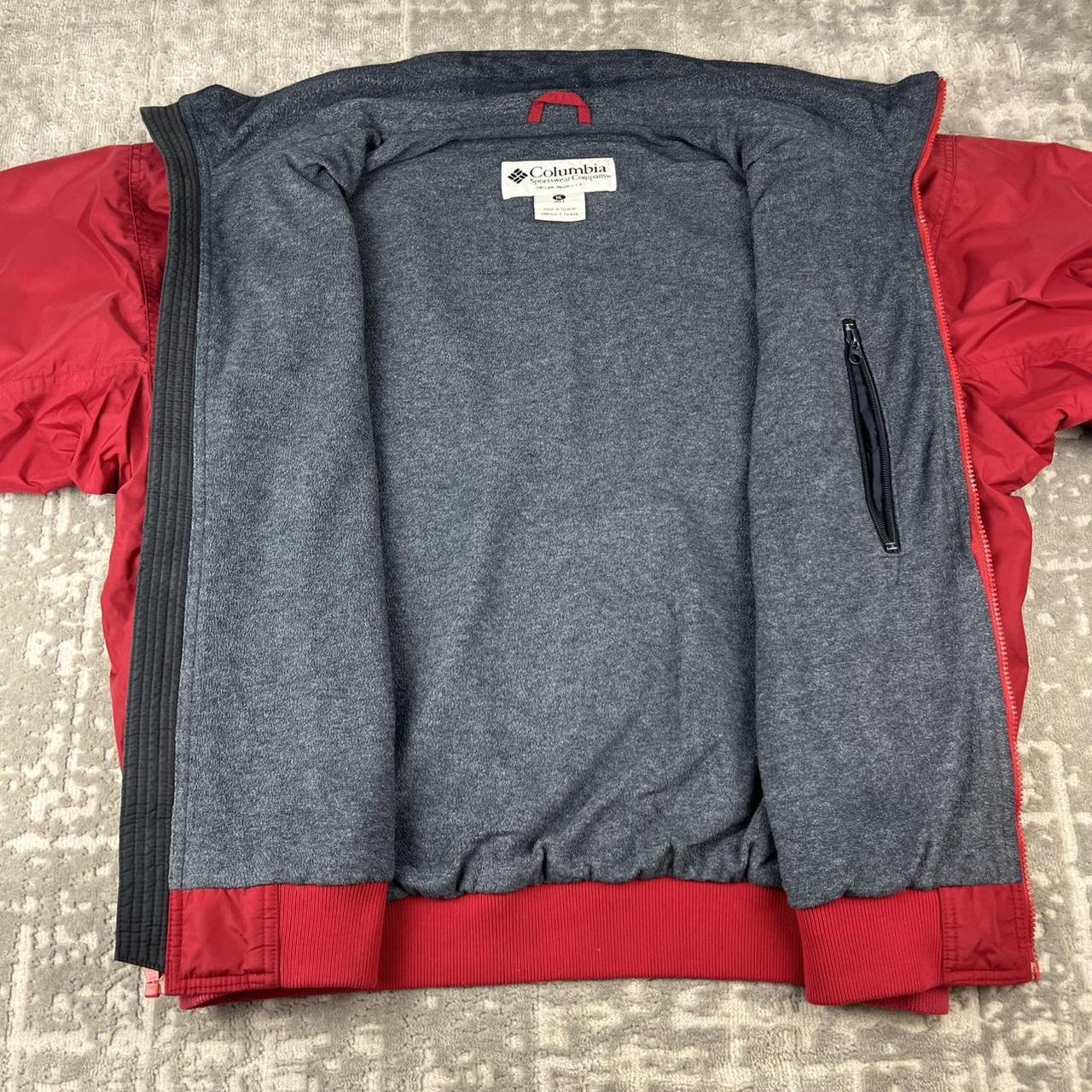 VINTAGE 00s COLUMBIA UTILITY BOMBER JACKET RED