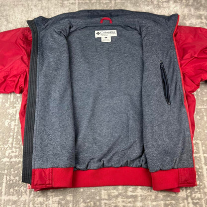 VINTAGE 00s COLUMBIA UTILITY BOMBER JACKET RED