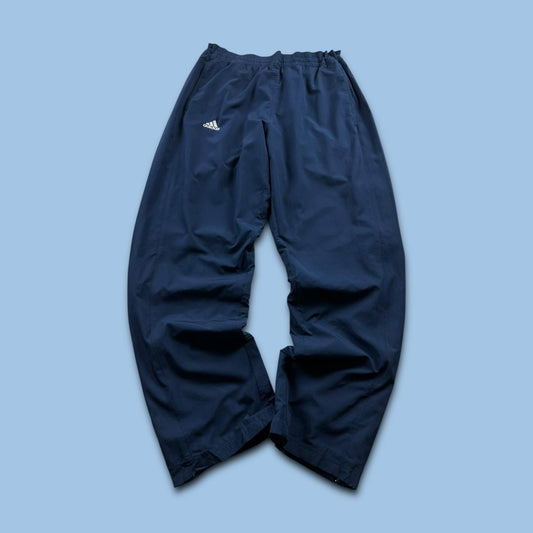 VINTAGE Y2K ADIDAS BAGGY TRACKSUIT BOTTOMS NAVY