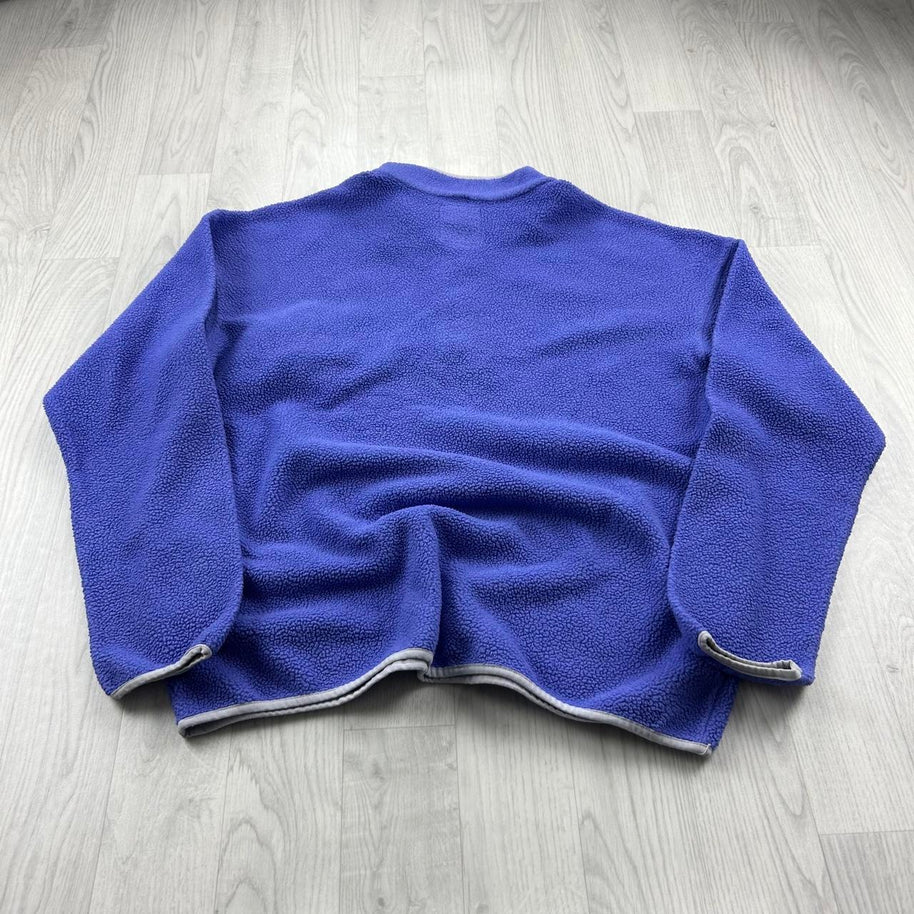 VINTAGE Y2K COLUMBIA SNAP T FLEECE PURPLE
