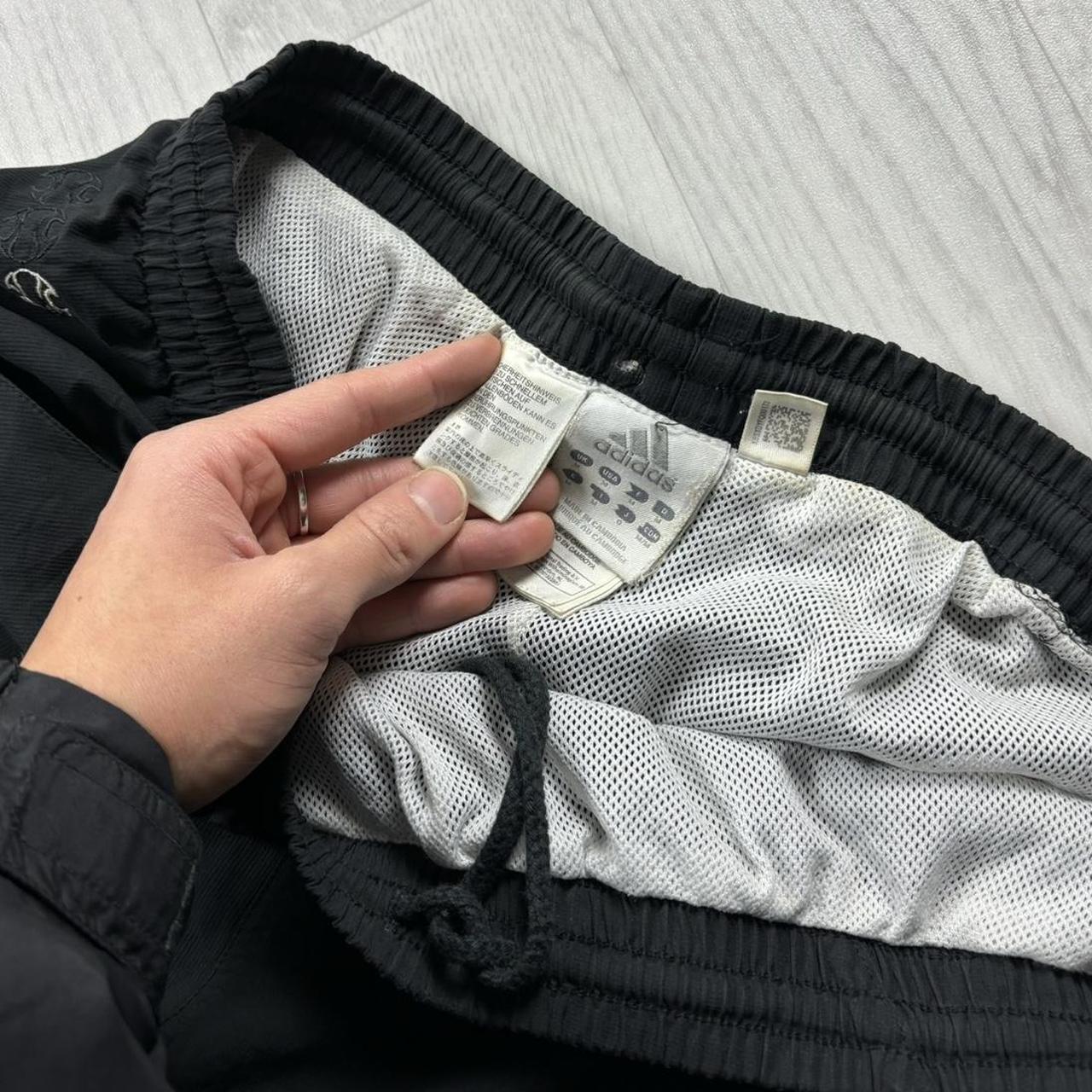 VINTAGE Y2K ADIDAS BAGGY TRACKSUIT BOTTOMS BLACK