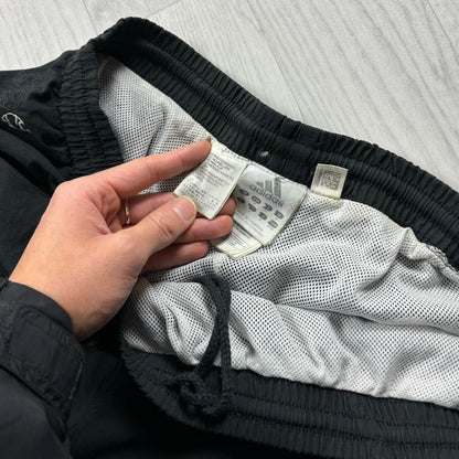 VINTAGE Y2K ADIDAS BAGGY TRACKSUIT BOTTOMS BLACK