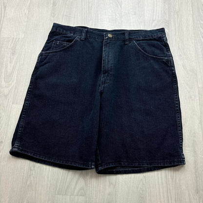 VINTAGE 00s WRANGLER BAGGY LOOSE JORTS NAVY