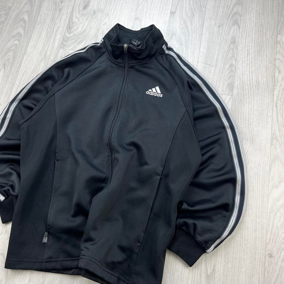 VINTAGE Y2K ADIDAS TRACK JACKET BLACK