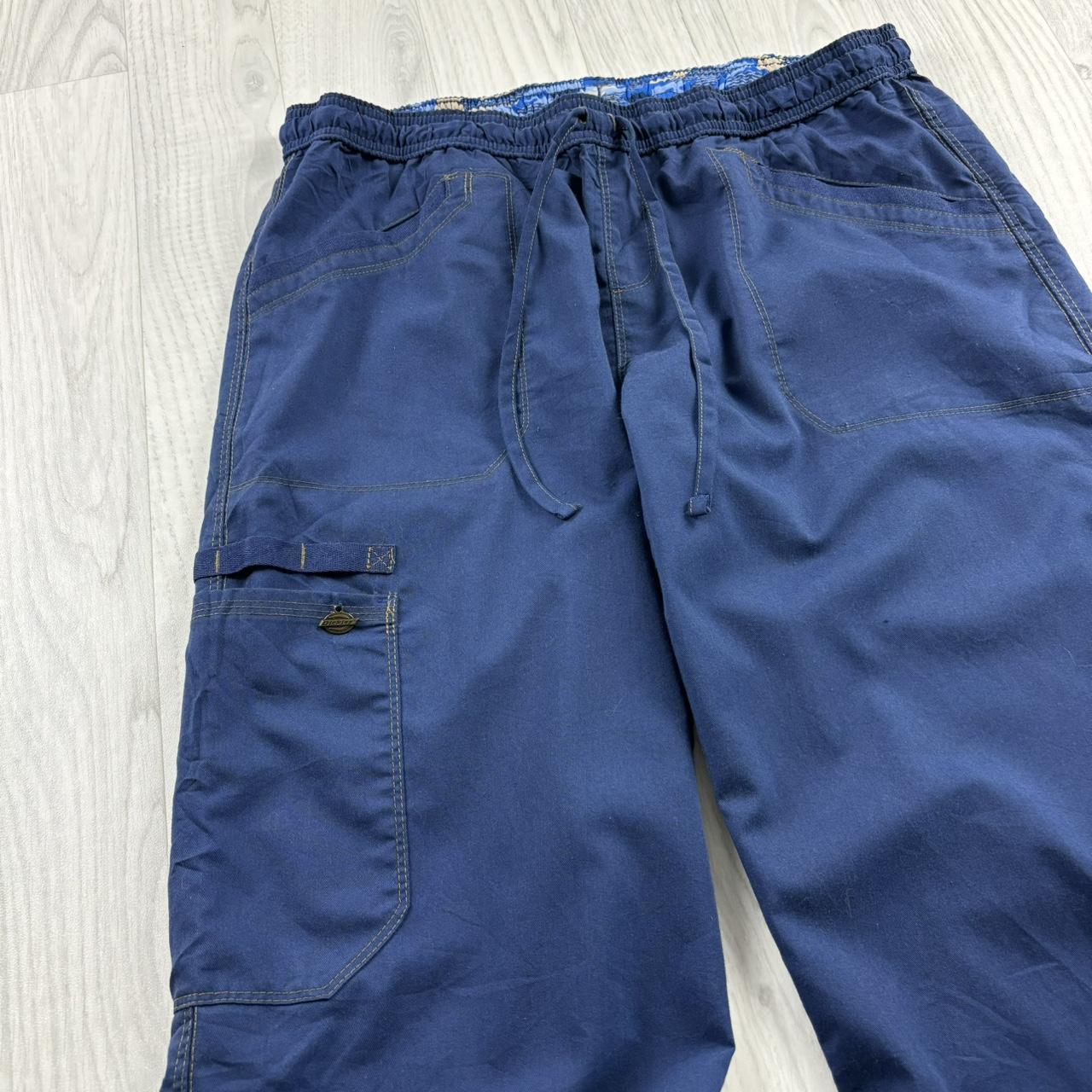 VINTAGE Y2K DICKIES BAGGY TRACKSUIT BOTTOMS NAVY BLUE