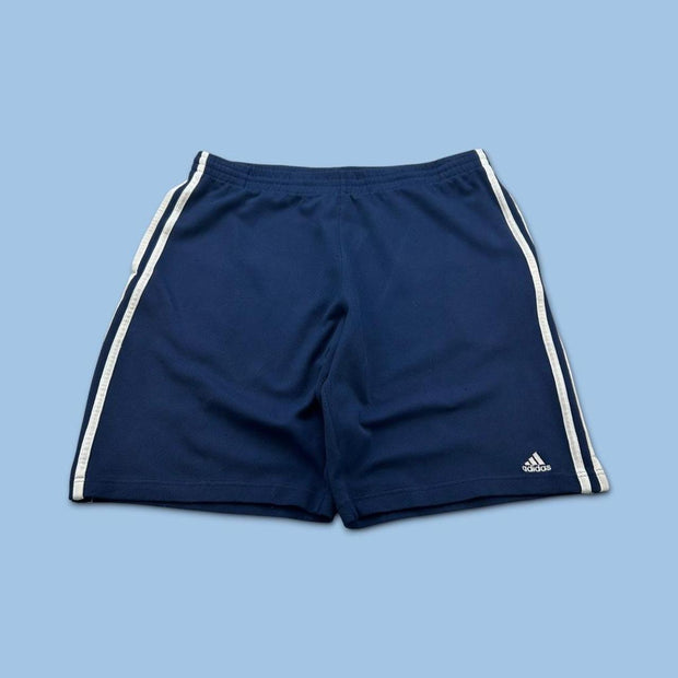 VINTAGE Y2K ADIDAS BAGGY BASKETBALL SPORT SHORTS NAVY