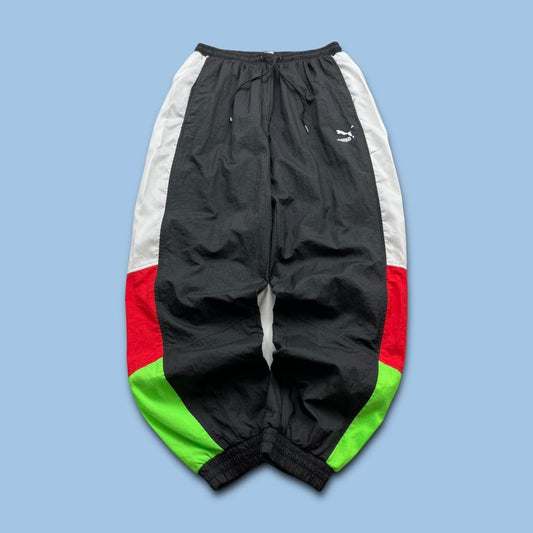 VINTAGE Y2K PUMA BAGGY TRACKSUIT BOTTOMS BLACK