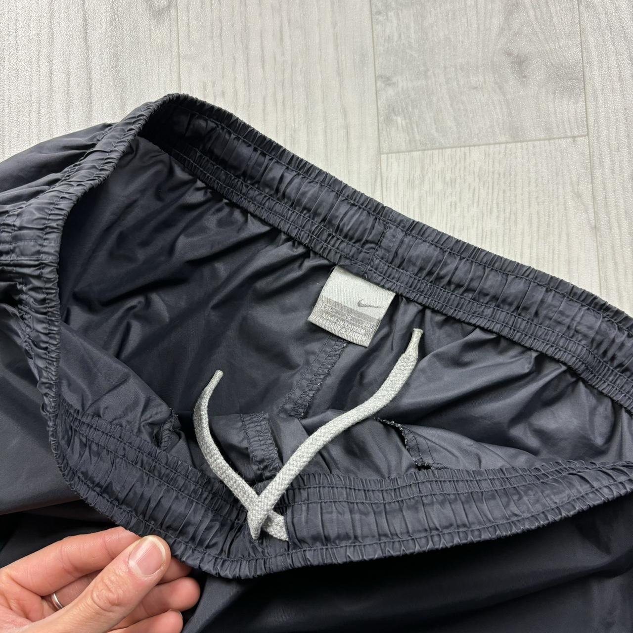 VINTAGE Y2K NIKE BAGGY SHELL TRACKSUIT BOTTOMS BLACK