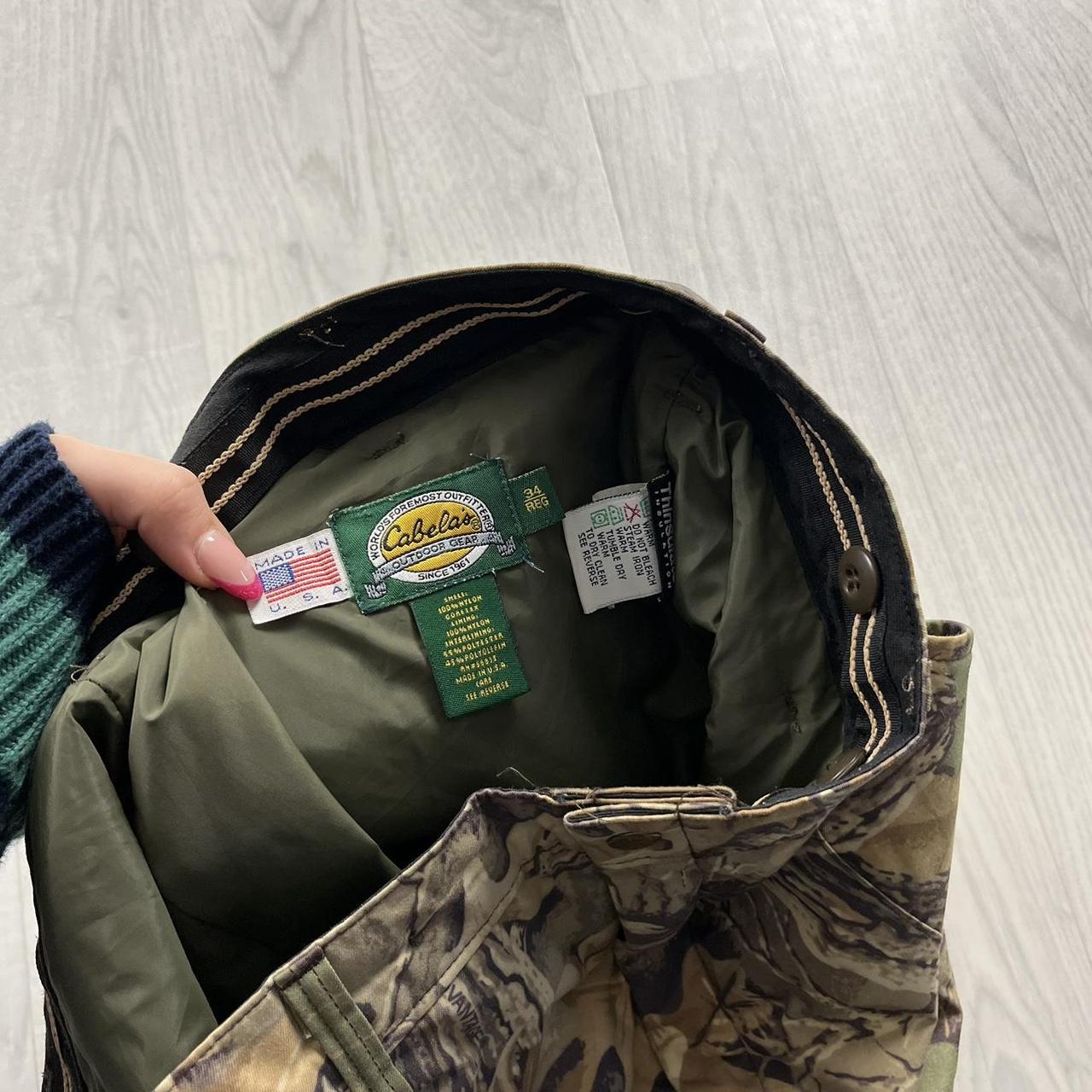 VINTAGE CABELAS REALTREE BAGGY INSULATED CAMO CARGO PANTS