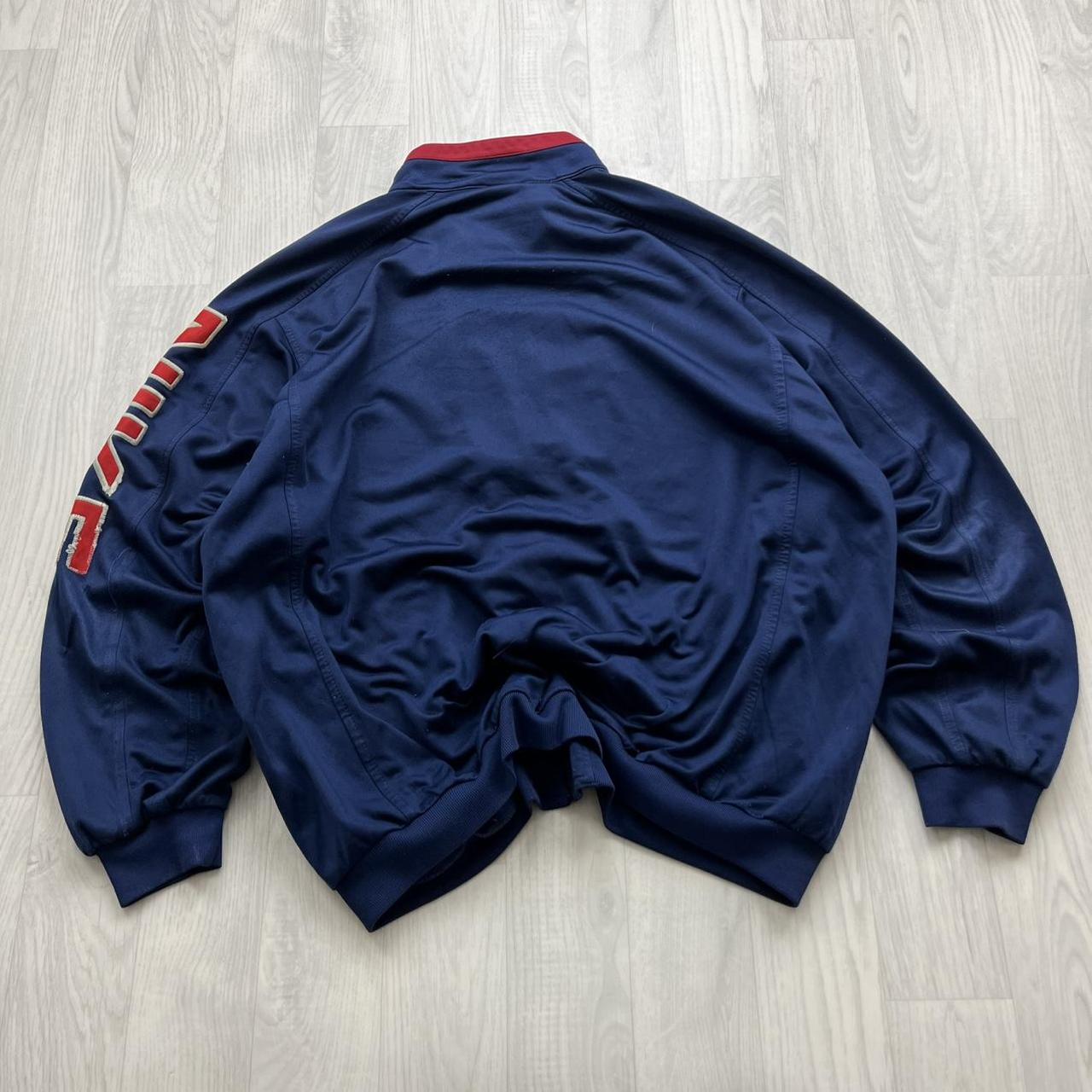 VINTAGE 90s NIKE WINDBREAKER TRACK JACKET NAVY