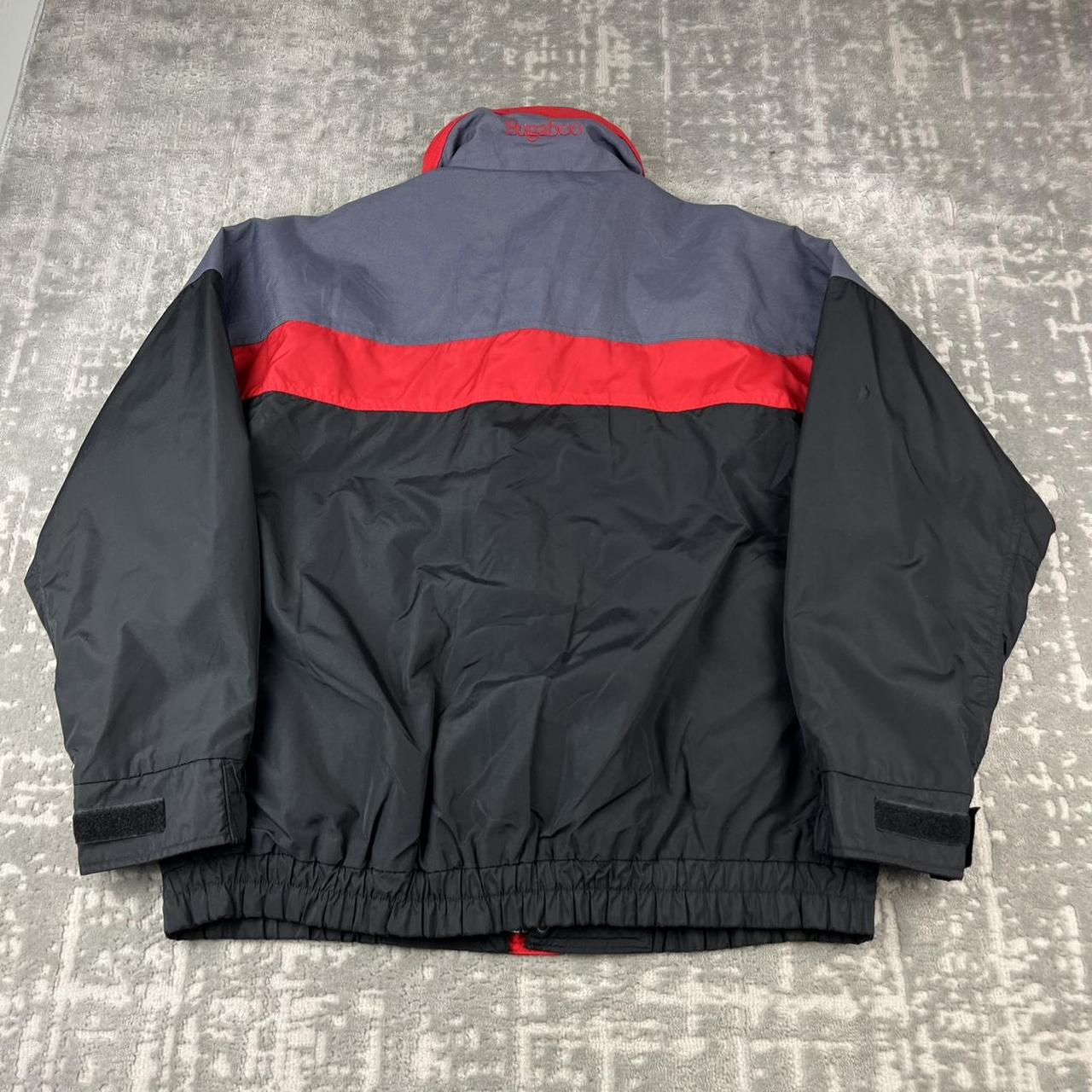VINTAGE 00s COLUMBIA UTILITY BOMBER JACKET BLACK RED