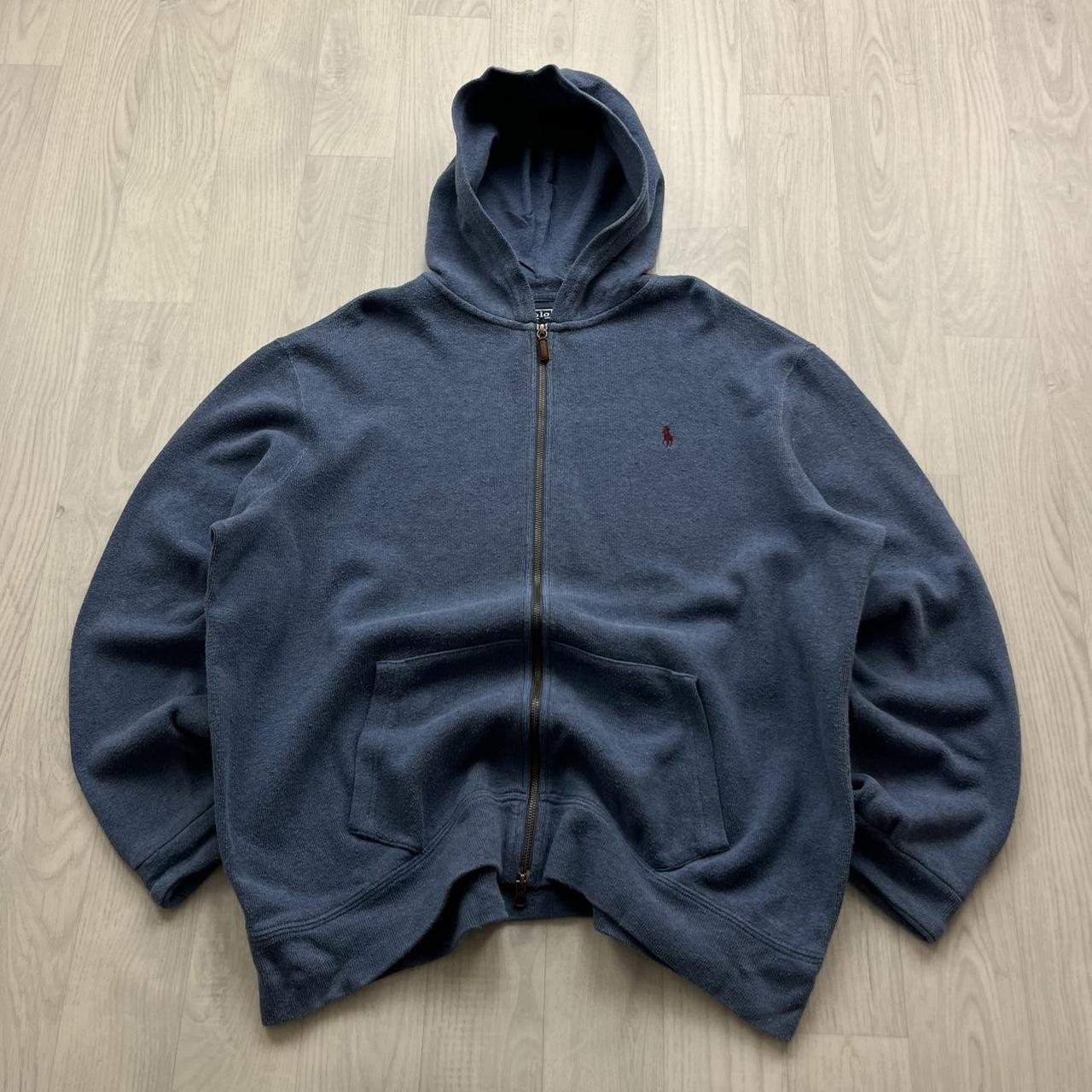 VINTAGE Y2K POLO RALPH LAUREN HOODIE BLUE
