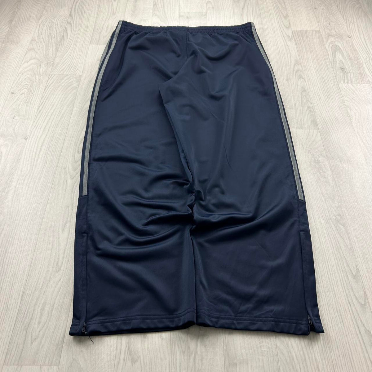 VINTAGE Y2K STARTER WIDE LEG TRACKSUIT BOTTOMS NAVY