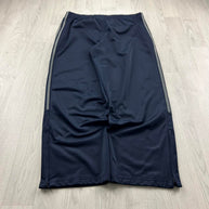 VINTAGE Y2K STARTER WIDE LEG TRACKSUIT BOTTOMS NAVY