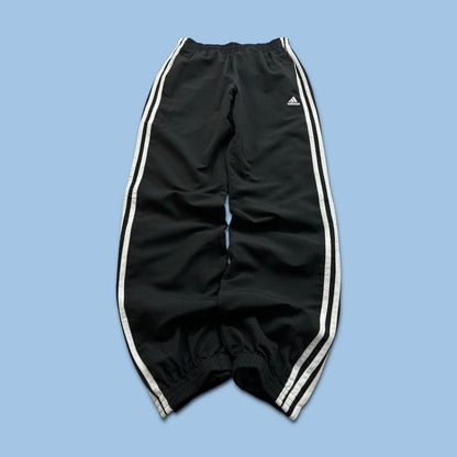 VINTAGE Y2K ADIDAS BAGGY TRACKSUIT BOTTOMS BLACK