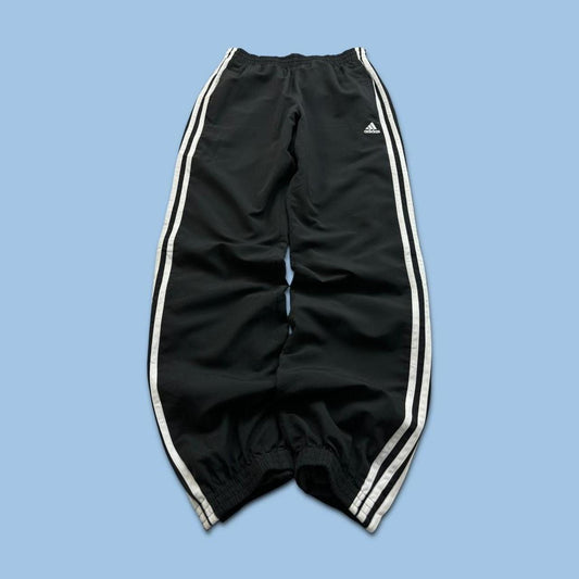 VINTAGE Y2K ADIDAS BAGGY TRACKSUIT BOTTOMS BLACK