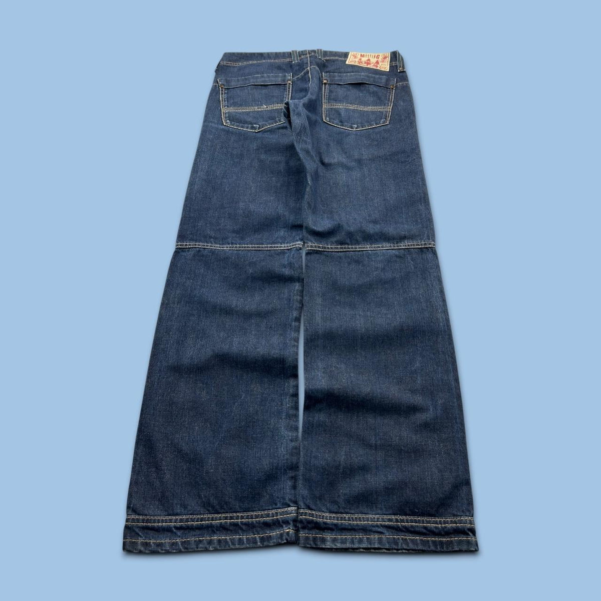 VINTAGE Y2K MUSTANG BAGGY JEANS NAVY