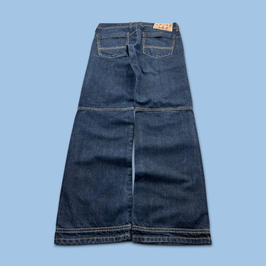 VINTAGE Y2K MUSTANG BAGGY JEANS NAVY
