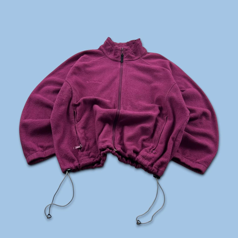 VINTAGE Y2K COLUMBIA ZIP UP FLEECE JACKET PINK