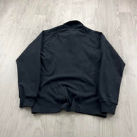 VINTAGE Y2K NIKE STADE TOULOUSAIN CENTENARY LONG SLEEVE RUGBY POLO SHIRT BLACK