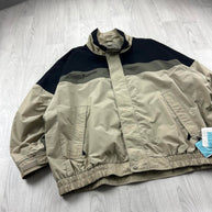 VINTAGE Y2K COLUMBIA UTILITY SKI JACKET CREAM / BLACK