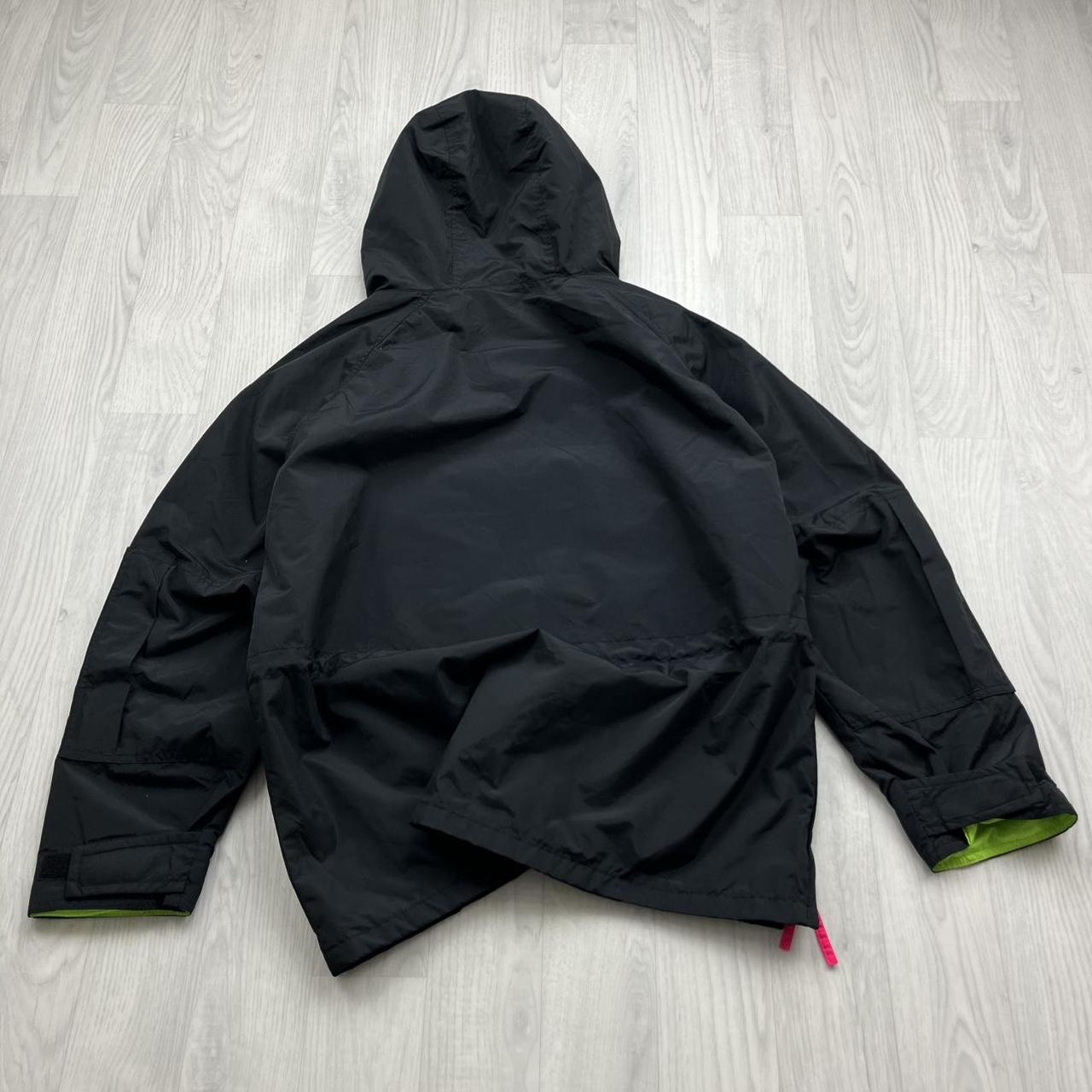 VINTAGE 00s COLUMBIA HOODED UTILITY JACKET BLACK