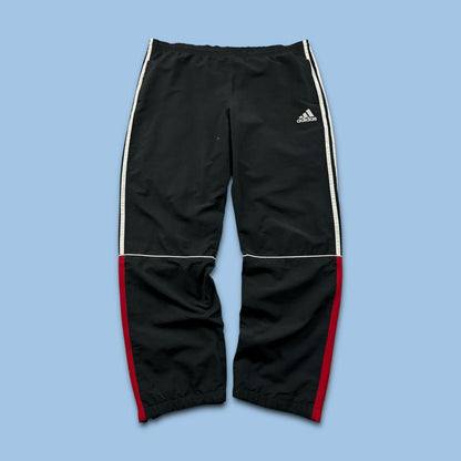 VINTAGE Y2K ADIDAS BAGGY TRACKSUIT BOTTOMS BLACK