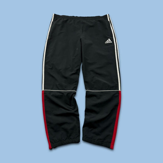 VINTAGE Y2K ADIDAS BAGGY TRACKSUIT BOTTOMS BLACK