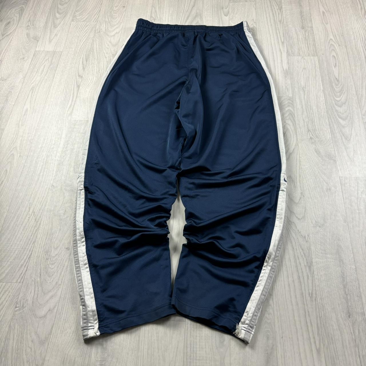 VINTAGE Y2K NIKE BAGGY TRACKSUIT BOTTOMS NAVY
