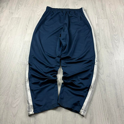 VINTAGE Y2K NIKE BAGGY TRACKSUIT BOTTOMS NAVY