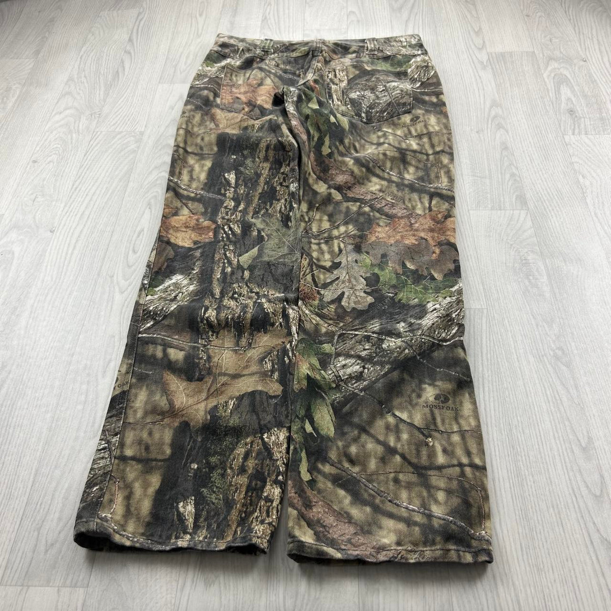 VINTAGE MOSSY OAK BAGGY CAMO TROUSERS